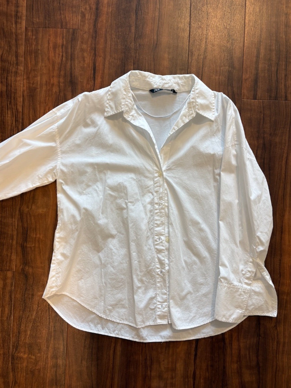 Zara Women's Cotton Button Down Shirt